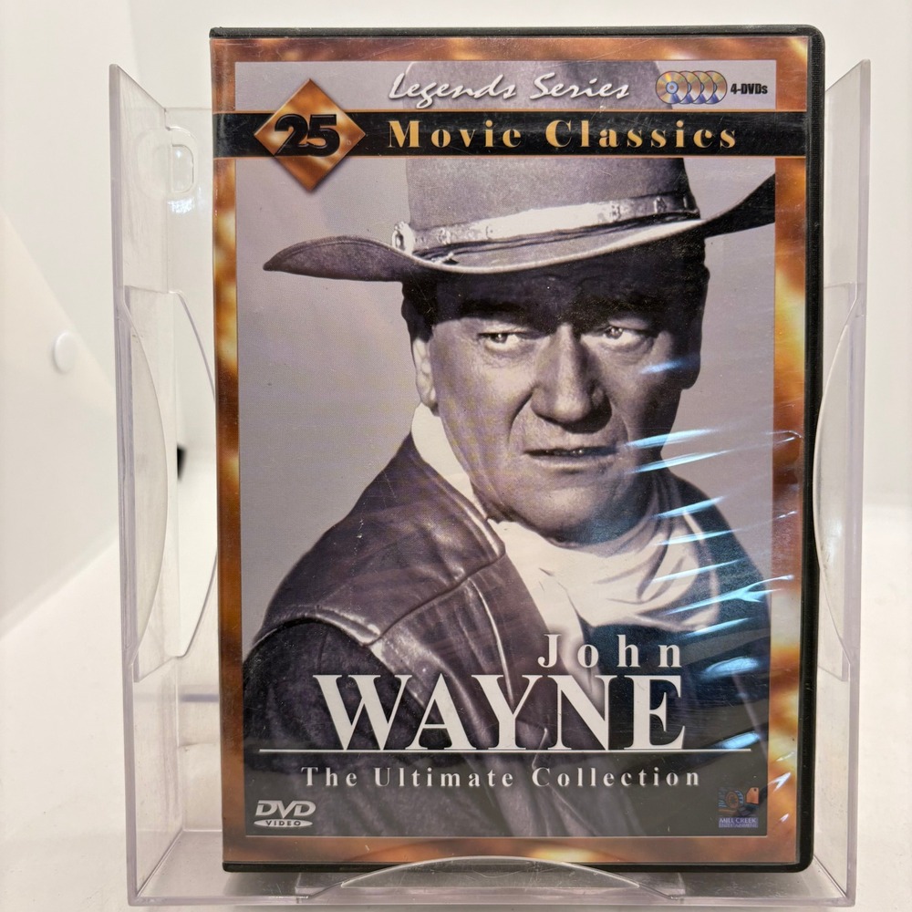 John Wayne The Ultimate Collection Legends Series 25 Movie Classics 4-DVD Set